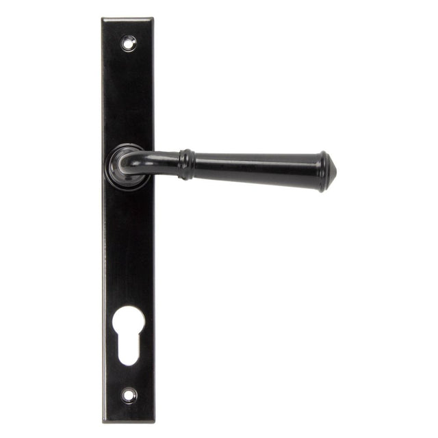 From The Anvil - Black Regency Slimline Lever Espag. Lock Set | Sku. 92061 | Trade Door Handles.