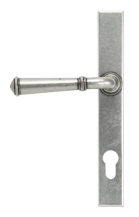 From The Anvil - Pewter Regency Slimline Lever Espag. Lock Set | Sku. 92062 | Trade Door Handles.