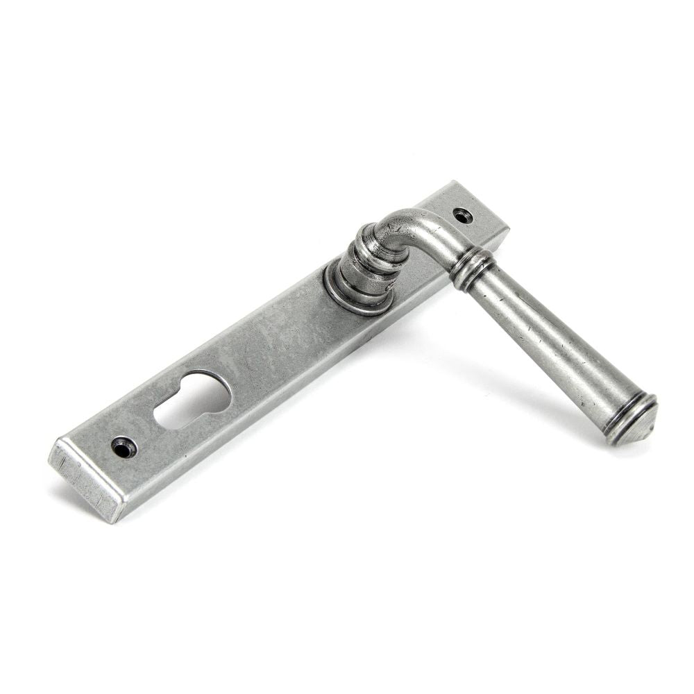 From The Anvil - Pewter Regency Slimline Lever Espag. Lock Set | Sku. 92062 | Trade Door Handles.