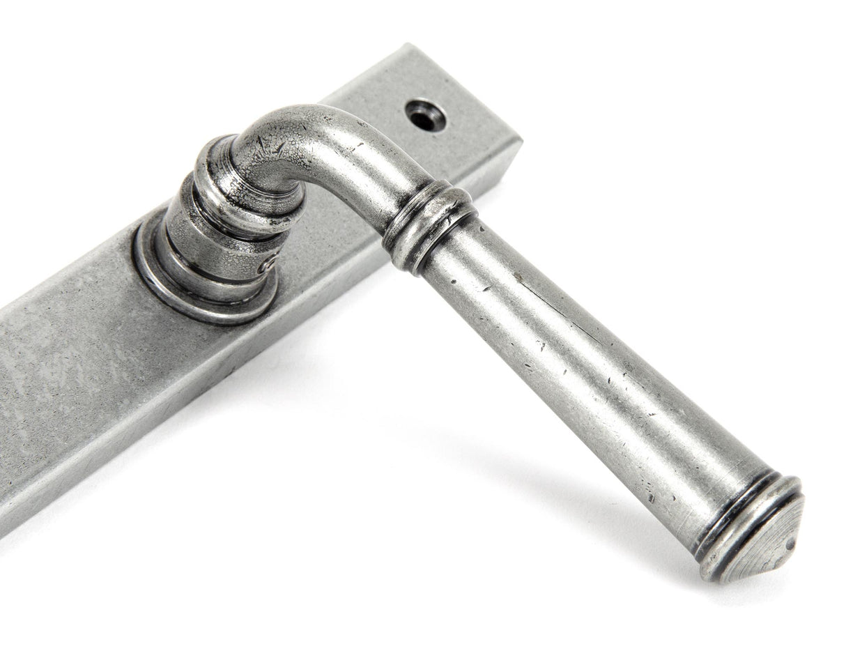 From The Anvil - Pewter Regency Slimline Lever Espag. Lock Set | Sku. 92062 | Trade Door Handles.