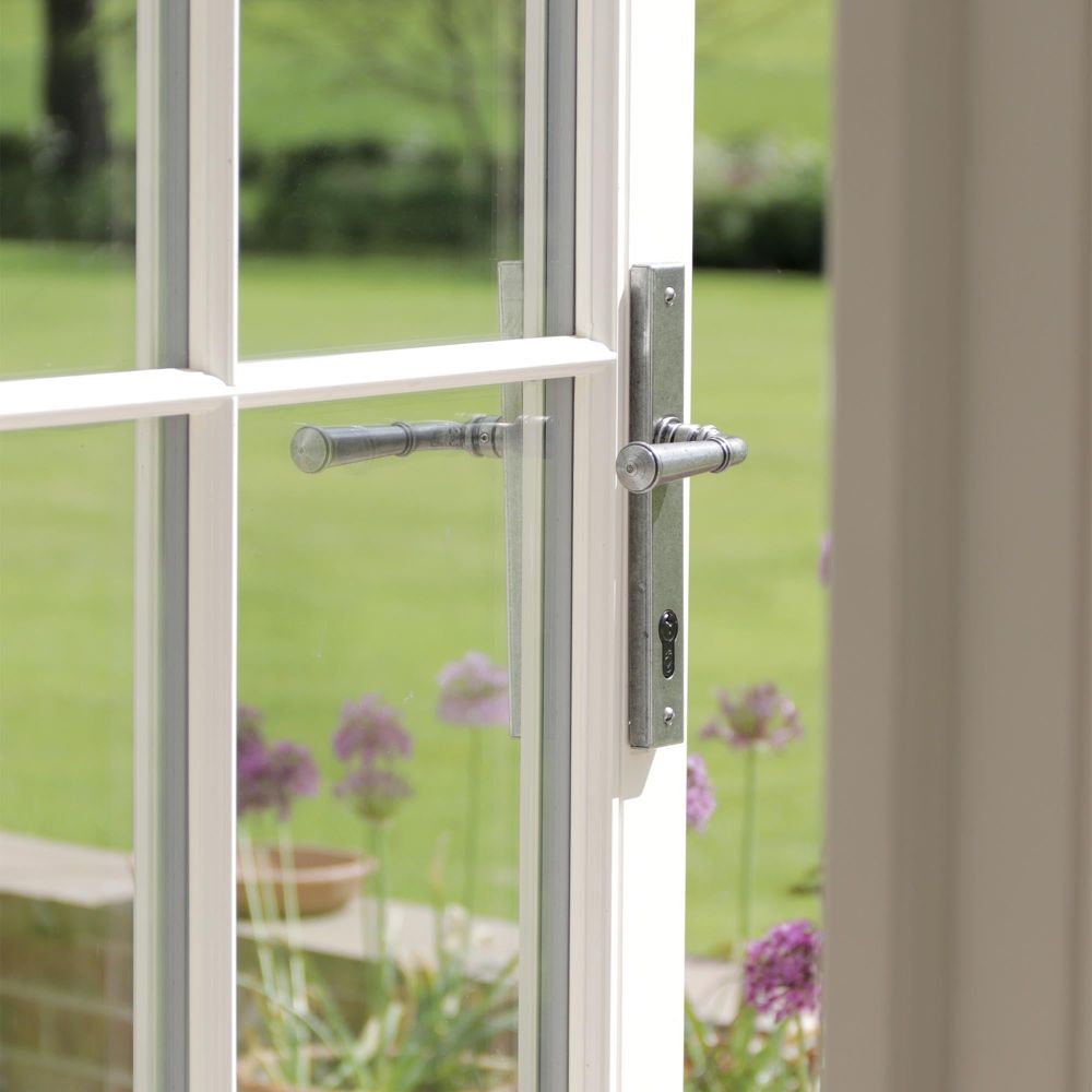 From The Anvil - Pewter Regency Slimline Lever Espag. Lock Set | Sku. 92062 | Trade Door Handles.