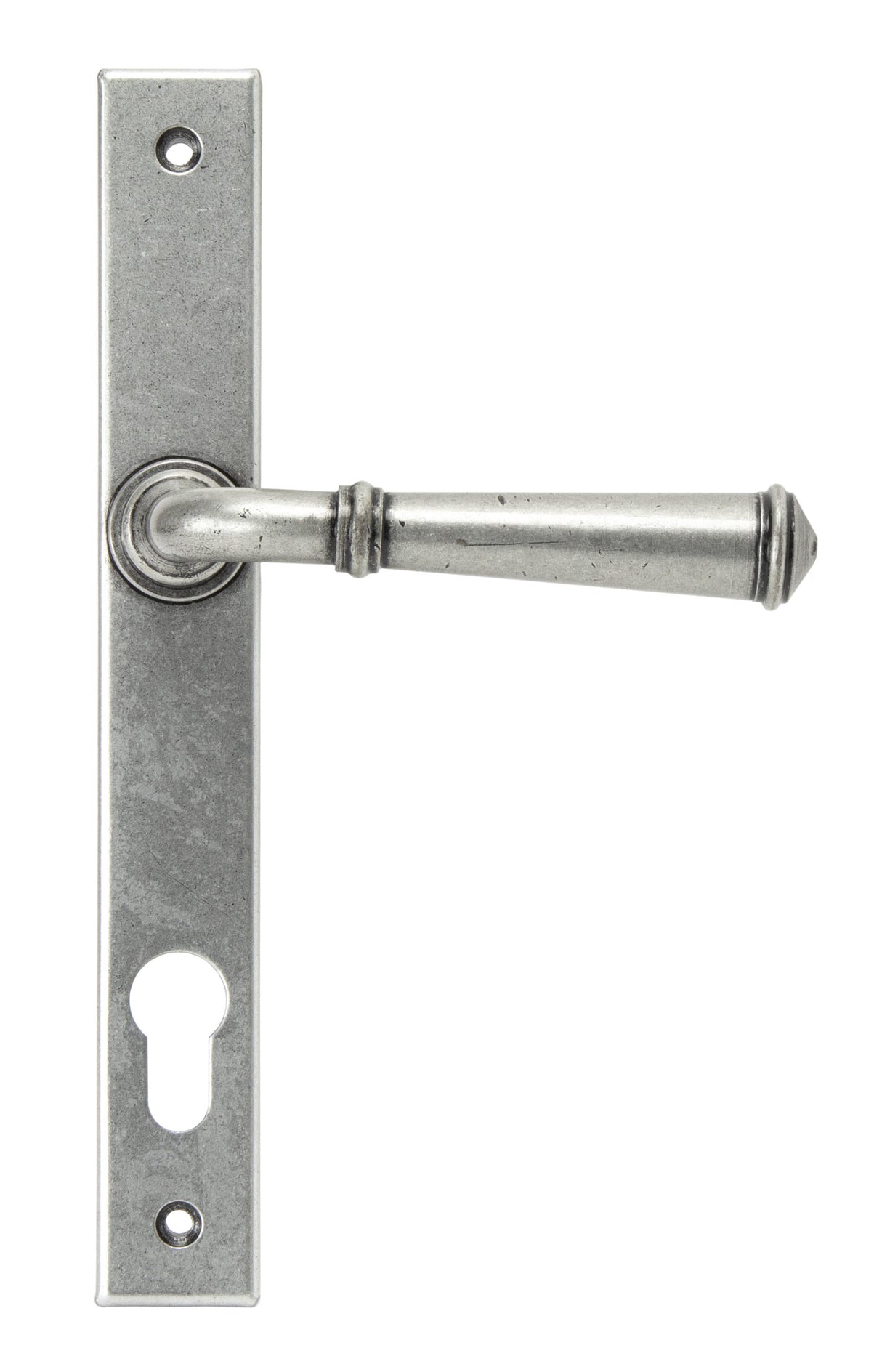 From The Anvil - Pewter Regency Slimline Lever Espag. Lock Set | Sku. 92062 | Trade Door Handles.