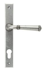From The Anvil - Pewter Regency Slimline Lever Espag. Lock Set | Sku. 92062 | Trade Door Handles.