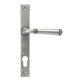 From The Anvil - Pewter Regency Slimline Lever Espag. Lock Set | Sku. 92062 | Trade Door Handles.