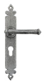 From The Anvil - Pewter Tudor Lever Euro Lock Set | Sku. 92063 | Trade Door Handles.