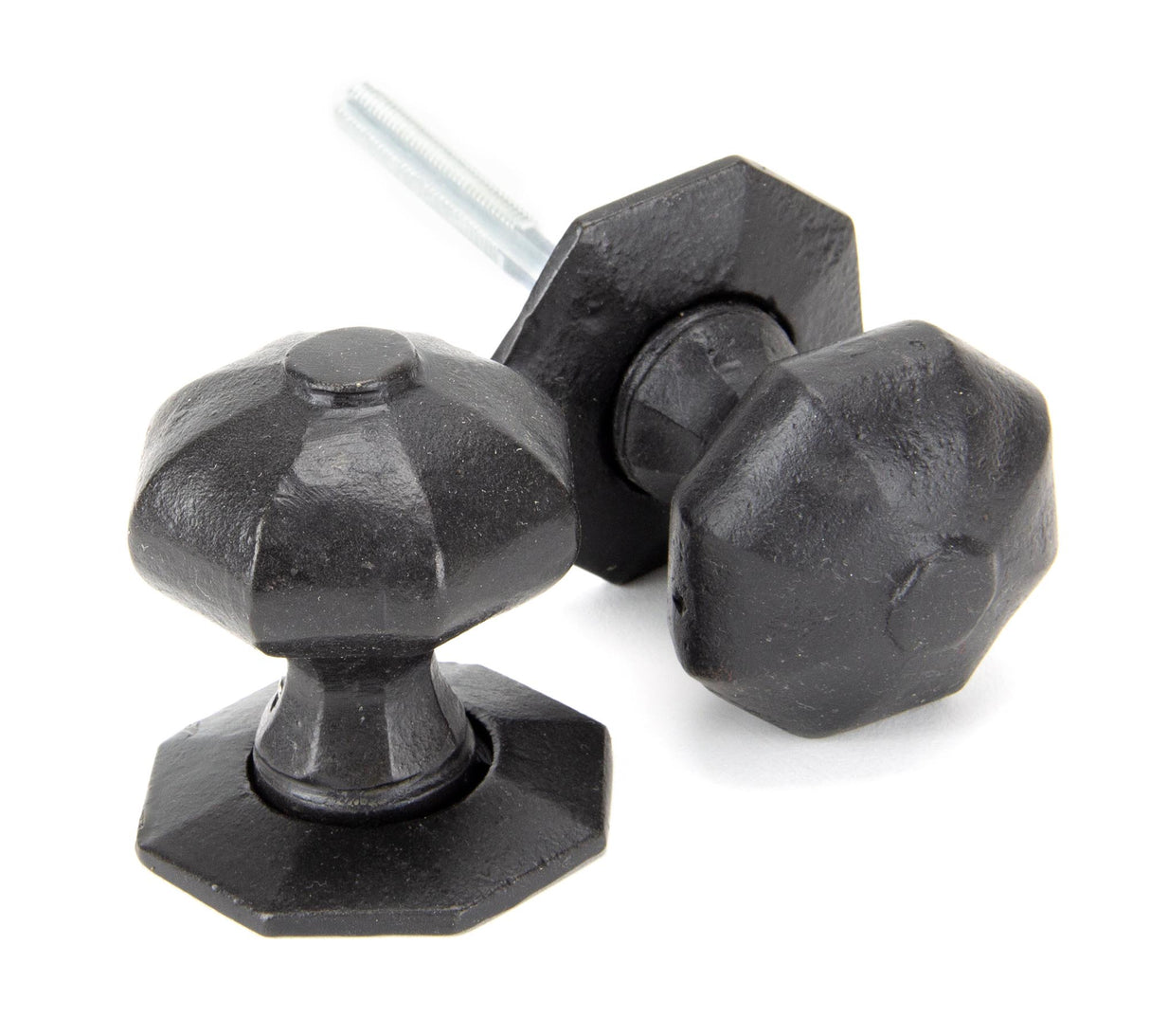 From The Anvil - External Beeswax Octagonal Mortice/Rim Knob Set | Sku. 92064 | Trade Door Handles.