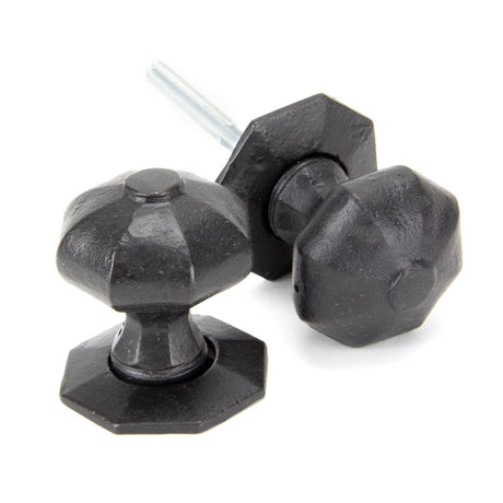 From The Anvil - External Beeswax Octagonal Mortice/Rim Knob Set | Sku. 92064 | Trade Door Handles.