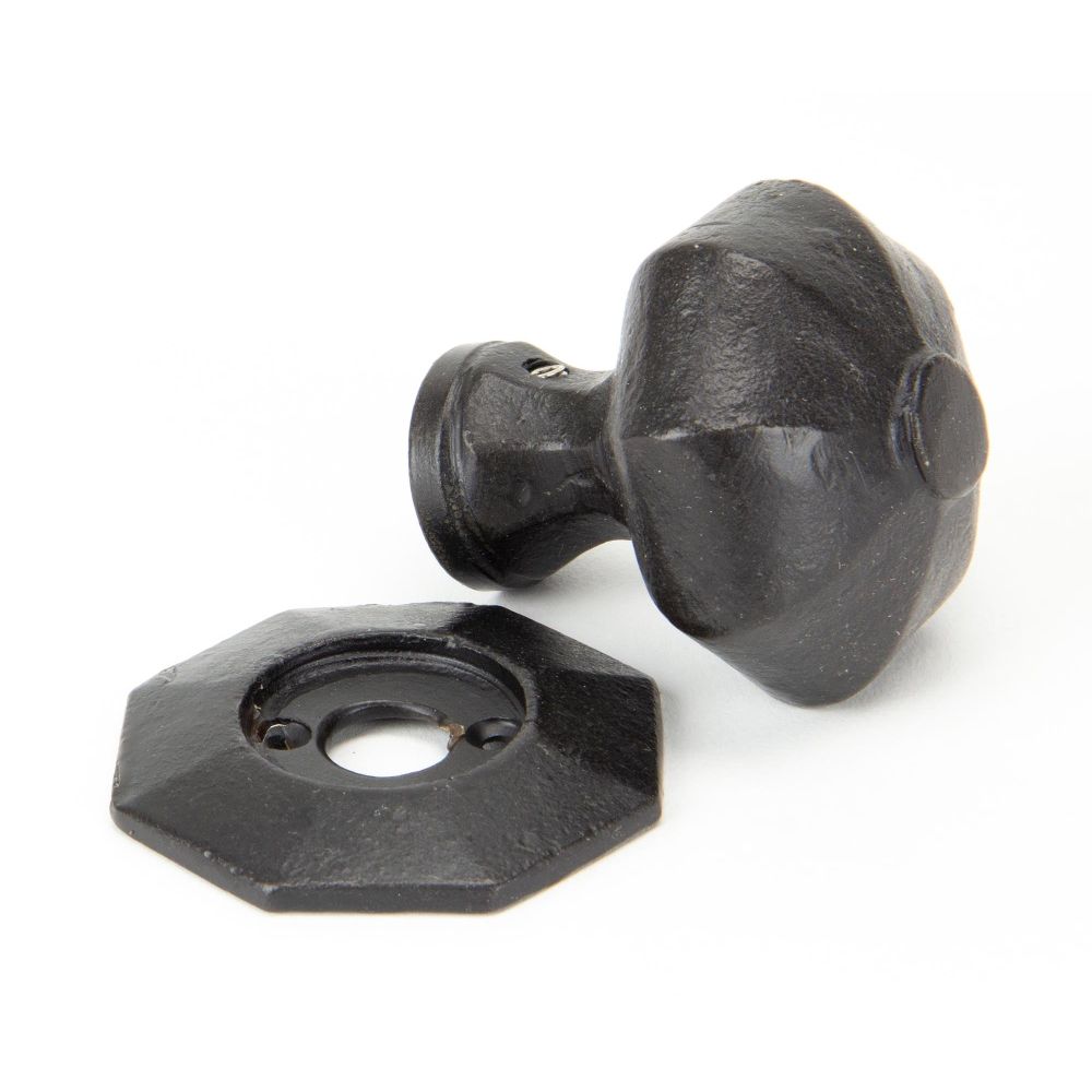 From The Anvil - External Beeswax Octagonal Mortice/Rim Knob Set | Sku. 92064 | Trade Door Handles.