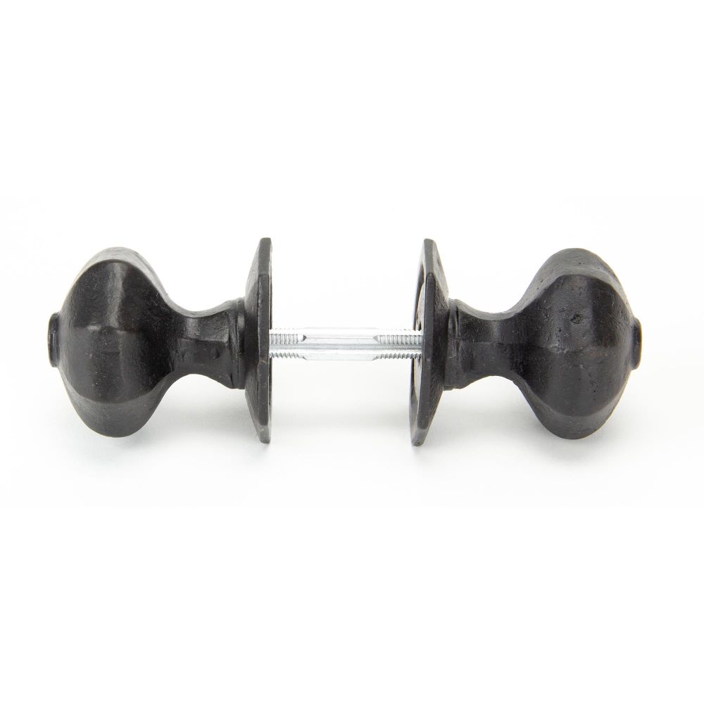 From The Anvil - External Beeswax Octagonal Mortice/Rim Knob Set | Sku. 92064 | Trade Door Handles.
