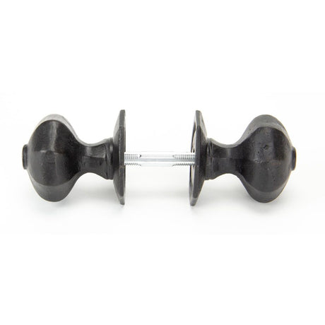 From The Anvil - External Beeswax Octagonal Mortice/Rim Knob Set | Sku. 92064 | Trade Door Handles.
