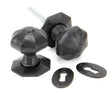 From The Anvil - External Beeswax Octagonal Mortice/Rim Knob Set | Sku. 92064 | Trade Door Handles.