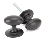 From The Anvil - External Beeswax Oval Mortice/Rim Knob Set | Sku. 92065 | Trade Door Handles.