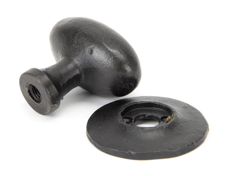 From The Anvil - External Beeswax Oval Mortice/Rim Knob Set | Sku. 92065 | Trade Door Handles.