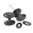 From The Anvil - External Beeswax Oval Mortice/Rim Knob Set | Sku. 92065 | Trade Door Handles.