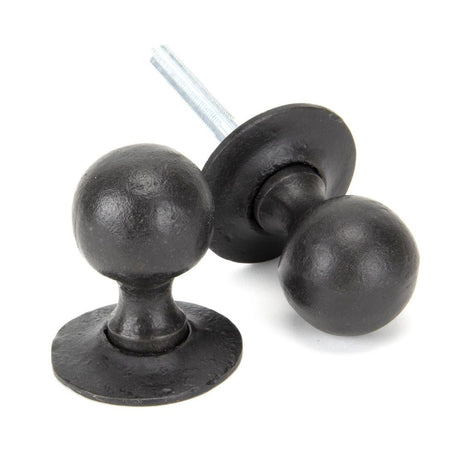 From The Anvil - External Beeswax Round Mortice/Rim Knob Set | Sku. 92066 | Trade Door Handles.