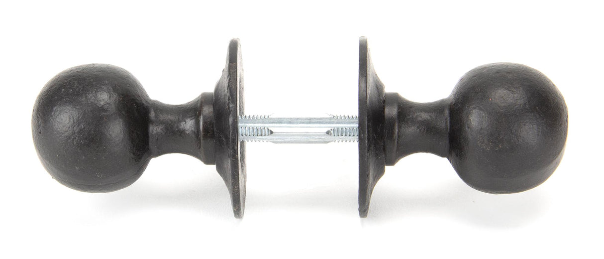 From The Anvil - External Beeswax Round Mortice/Rim Knob Set | Sku. 92066 | Trade Door Handles.