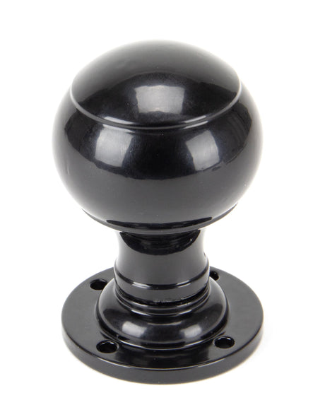 From The Anvil - Black Regency Mortice/Rim Knob Set | Sku. 92068 | Trade Door Handles.