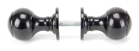 From The Anvil - Black Regency Mortice/Rim Knob Set | Sku. 92068 | Trade Door Handles.