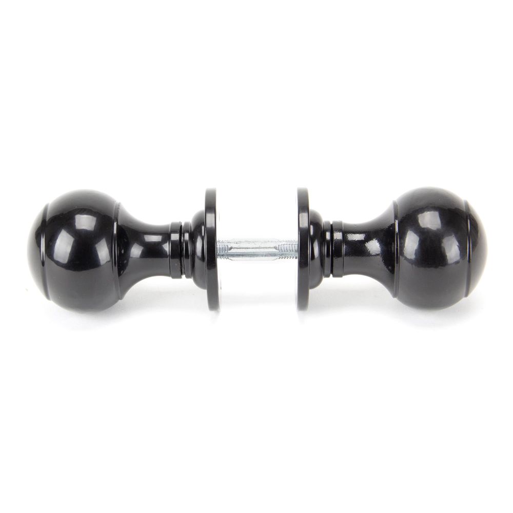 From The Anvil - Black Regency Mortice/Rim Knob Set | Sku. 92068 | Trade Door Handles.