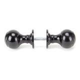 From The Anvil - Black Regency Mortice/Rim Knob Set | Sku. 92068 | Trade Door Handles.