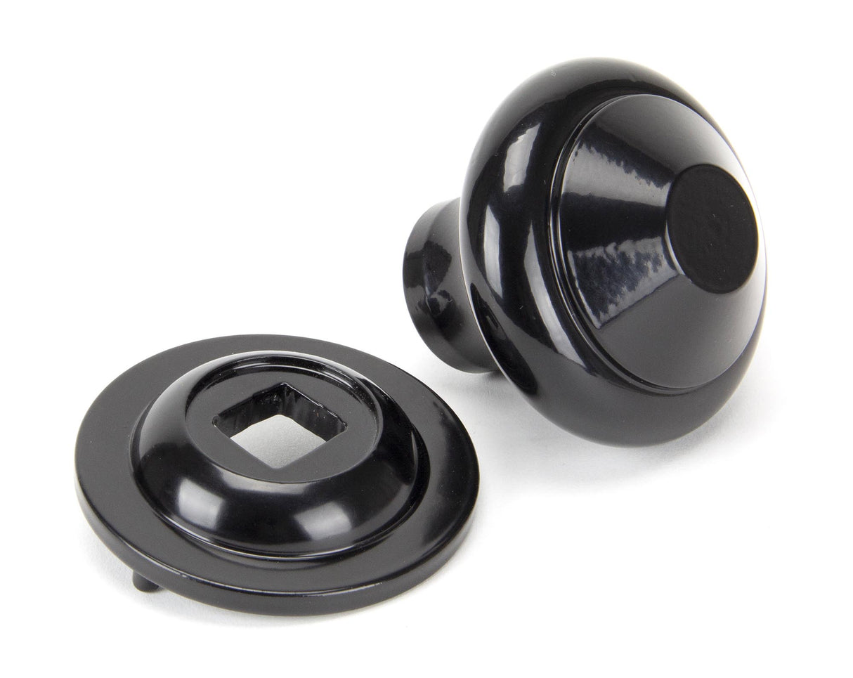 From The Anvil - Black Regency Centre Door Knob | Sku. 92070 | Trade Door Handles.