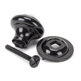 From The Anvil - Black Regency Centre Door Knob | Sku. 92070 | Trade Door Handles.