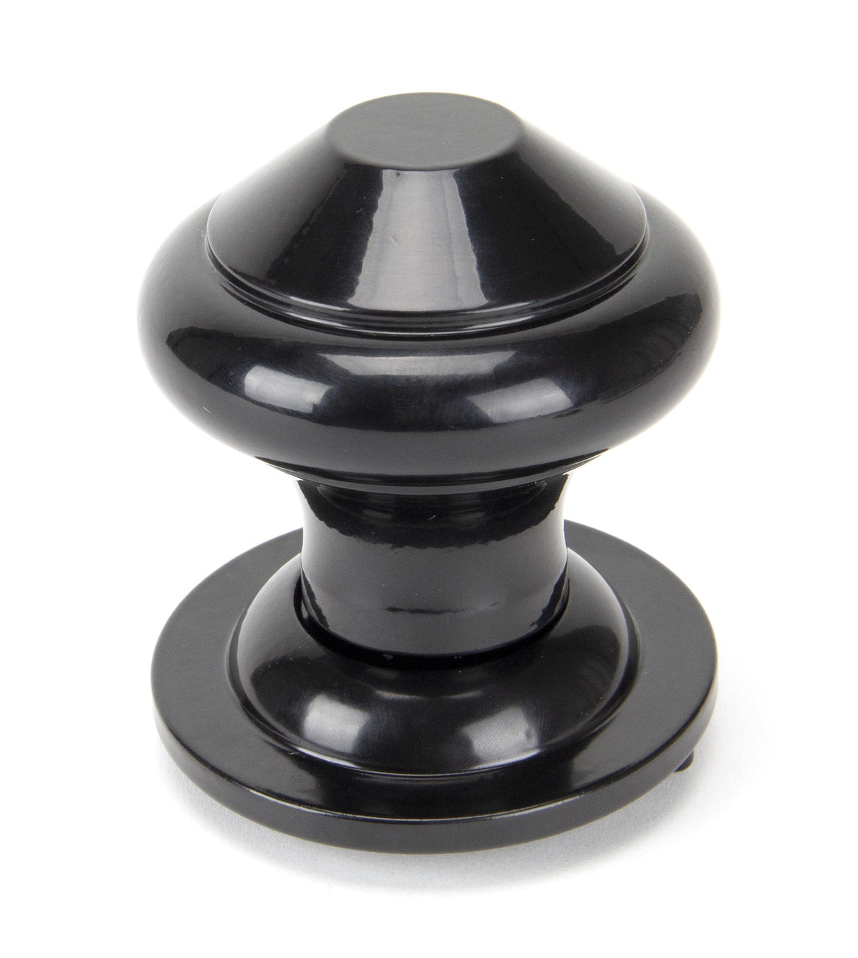 From The Anvil - Black Regency Centre Door Knob | Sku. 92070 | Trade Door Handles.