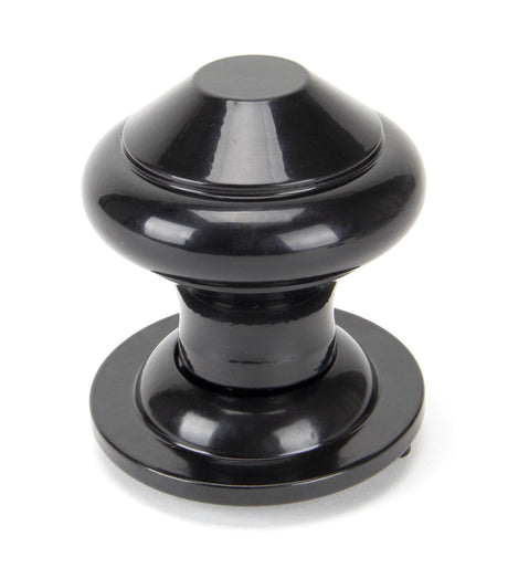 From The Anvil - Black Regency Centre Door Knob | Sku. 92070 | Trade Door Handles.