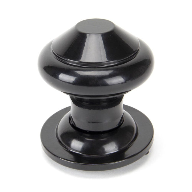 From The Anvil - Black Regency Centre Door Knob | Sku. 92070 | Trade Door Handles.