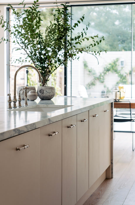 From The Anvil - Polished Nickel Regency Pull Handle - Small | Sku. 92083 | Trade Door Handles.