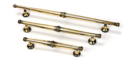 From The Anvil - Aged Brass Regency Pull Handle - Medium | Sku. 92091 | Trade Door Handles.