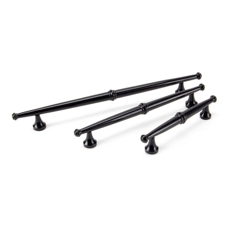 From The Anvil - Black Regency Pull Handle - Large | Sku. 92093 | Trade Door Handles.