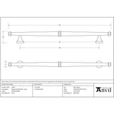 From The Anvil - Polished Nickel Regency Pull Handle - Large | Sku. 92095 | Trade Door Handles.