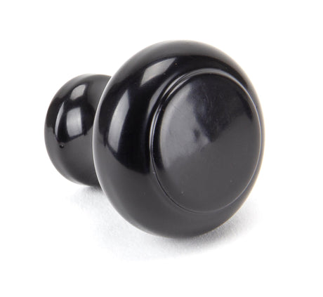From The Anvil - Black Regency Cabinet Knob - Small | Sku. 92099 | Trade Door Handles.