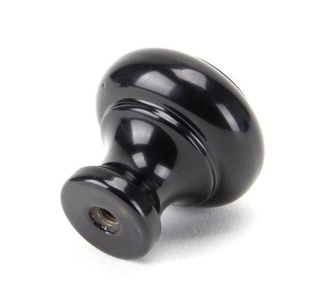 From The Anvil - Black Regency Cabinet Knob - Small | Sku. 92099 | Trade Door Handles.