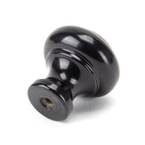 From The Anvil - Black Regency Cabinet Knob - Small | Sku. 92099 | Trade Door Handles.