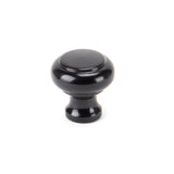 From The Anvil - Black Regency Cabinet Knob - Small | Sku. 92099 | Trade Door Handles.