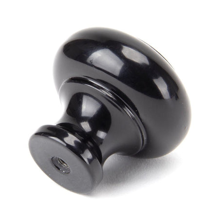 From The Anvil - Black Regency Cabinet Knob - Large | Sku. 92101 | Trade Door Handles.