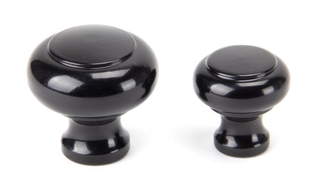 From The Anvil - Black Regency Cabinet Knob - Large | Sku. 92101 | Trade Door Handles.