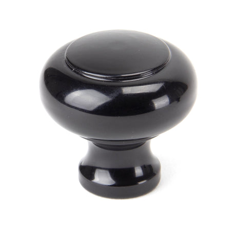From The Anvil - Black Regency Cabinet Knob - Large | Sku. 92101 | Trade Door Handles.