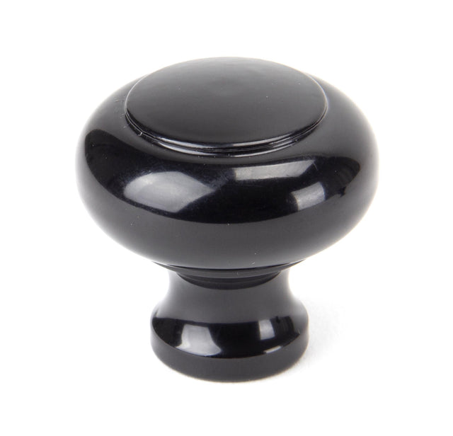 From The Anvil - Black Regency Cabinet Knob - Large | Sku. 92101 | Trade Door Handles.