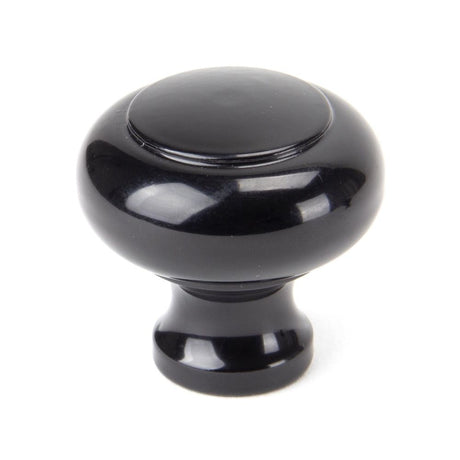From The Anvil - Black Regency Cabinet Knob - Large | Sku. 92101 | Trade Door Handles.