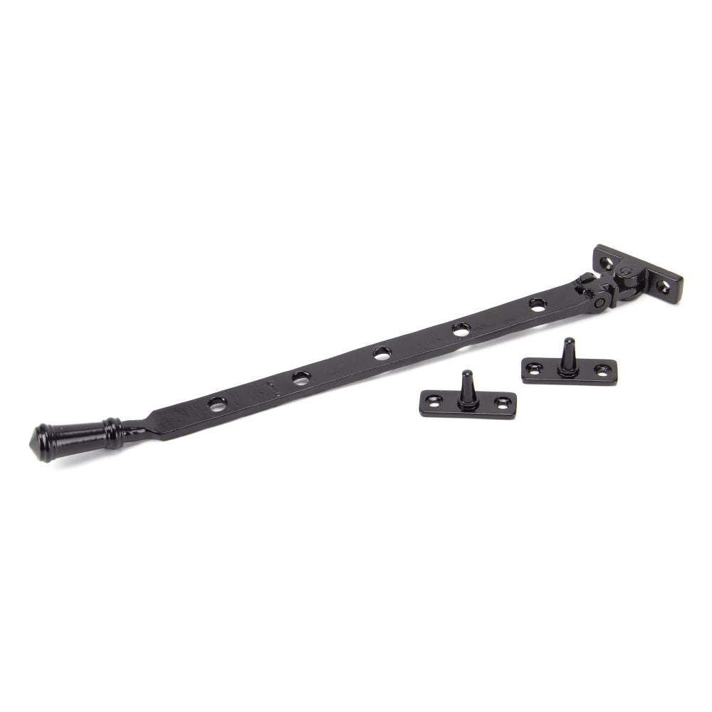 From The Anvil - Black 12" Regency Stay | Sku. 92107 | Trade Door Handles.