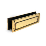 From The Anvil - Aged Brass Traditional Letterbox | Sku. 92127 | Trade Door Handles.