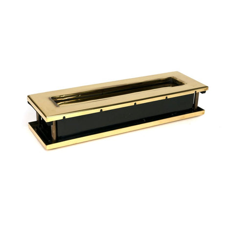 From The Anvil - Aged Brass Traditional Letterbox | Sku. 92127 | Trade Door Handles.