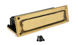 From The Anvil - Aged Brass Traditional Letterbox | Sku. 92127 | Trade Door Handles.