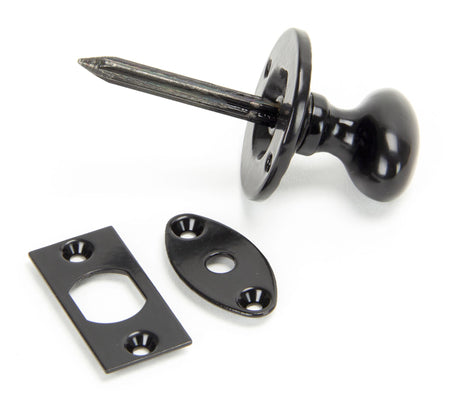 From The Anvil - Black Oval Rack Bolt | Sku. 92128 | Trade Door Handles.