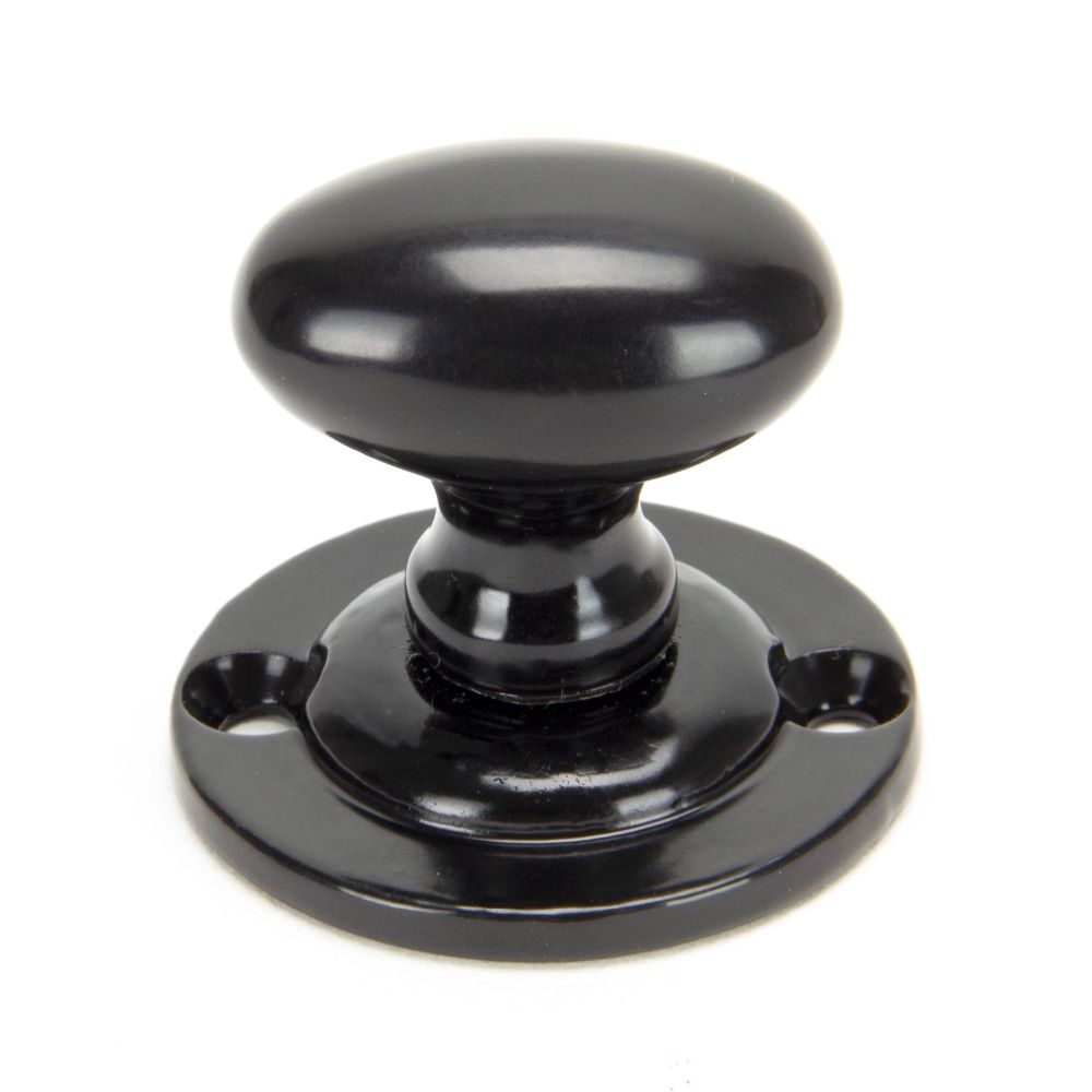 From The Anvil - Black Oval Rack Bolt | Sku. 92128 | Trade Door Handles.