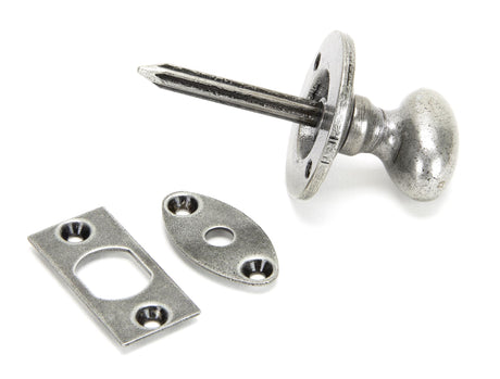 From The Anvil - Pewter Oval Rack Bolt | Sku. 92129 | Trade Door Handles.