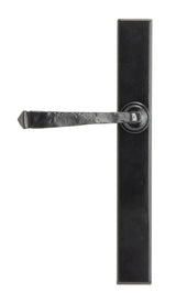 From The Anvil - Black Avon Slimline Lever Espag. Latch Set | Sku. 92133 | Trade Door Handles.